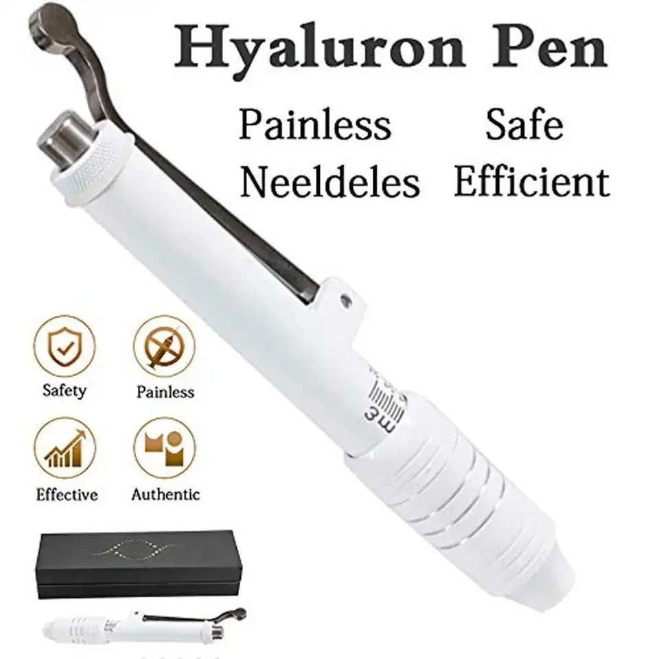 0.3ML Ampuole Injectablec Acid Pen No-Needle Injection Gun Face Skin Wrinkle Anti Aging Hyaluronic Acid Lip Filler