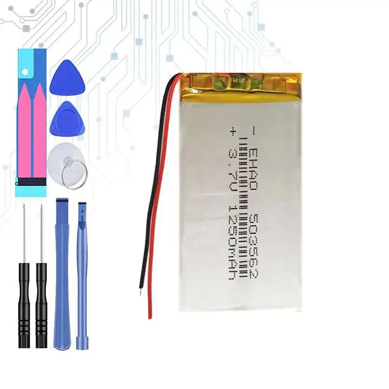 

Multi - Function Electronic Device Battery 1250mAh For Gps Pda Dvd Bluetooth Recorder E-Book Camera 503562