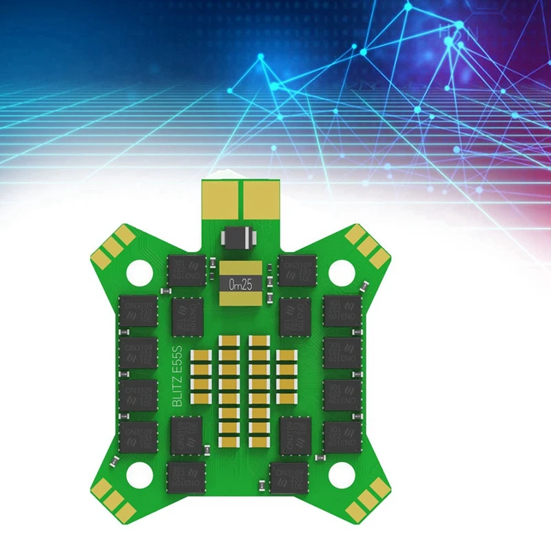 1 قطعة ل Iflight BLITZ E55S 4-IN-1 ESC 2-6S ESC الأخضر PCB ل RC FPV حرة سباق الطائرة بدون طيار