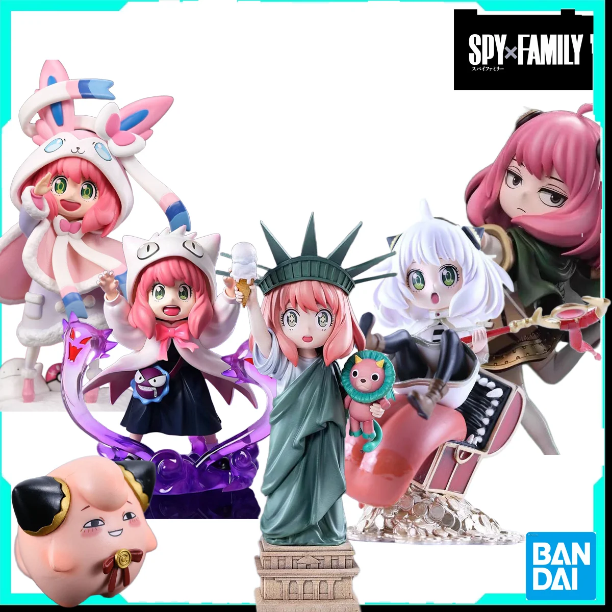 12 см Spy×Family Anya Forger Cos Бензопила Человек Аниме ActionFigure Модель Статуя Коллекция Настольные Украшения Орнамент Игрушки Подарки