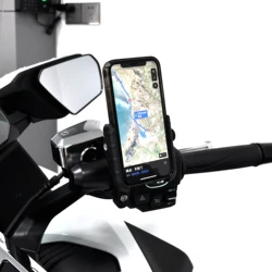 Motorcycle GPS Phone Navigation Holder Handle Mobile Rearview Mount For Honda Goldwing GL1800 F6B 2018-2023