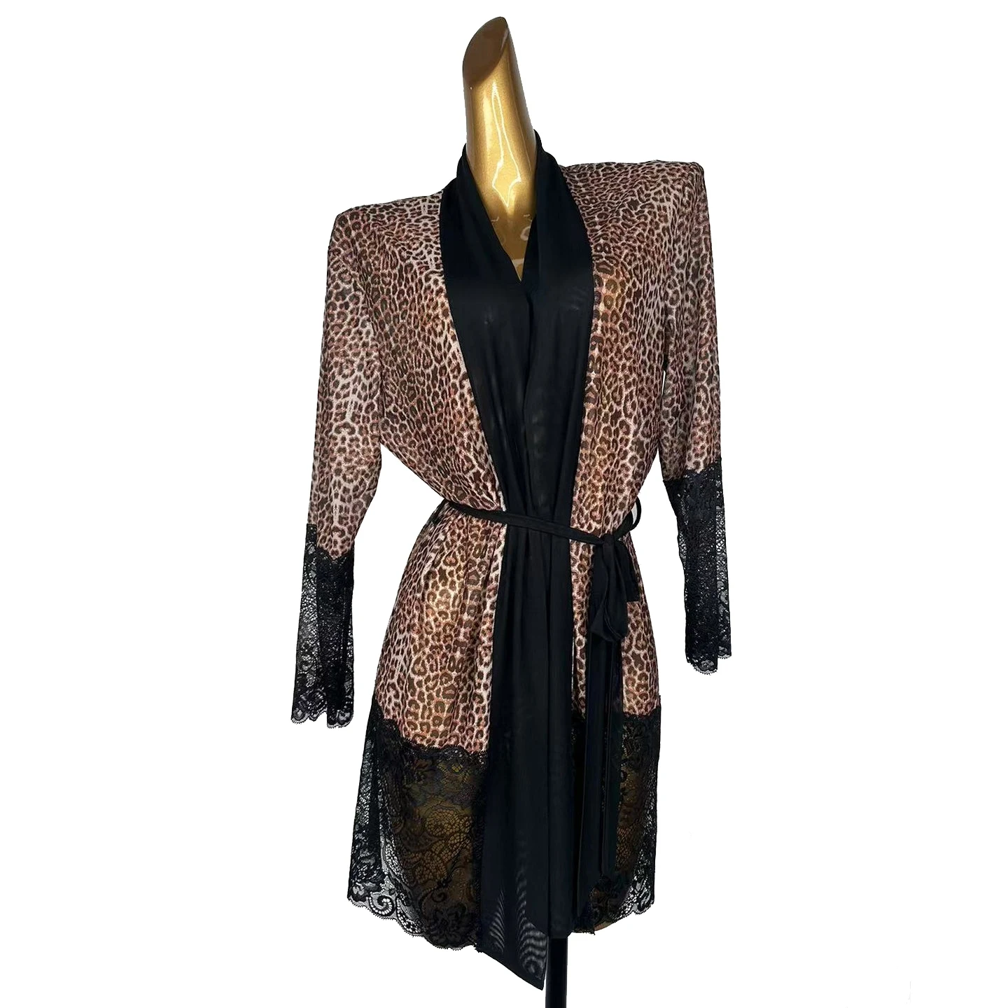 

2025 женские костюмы для латинских танцев с леопардовым принтом, свободные топы для практики, чача, танго, самба, тренировочная одежда для выступлений, DQL11603