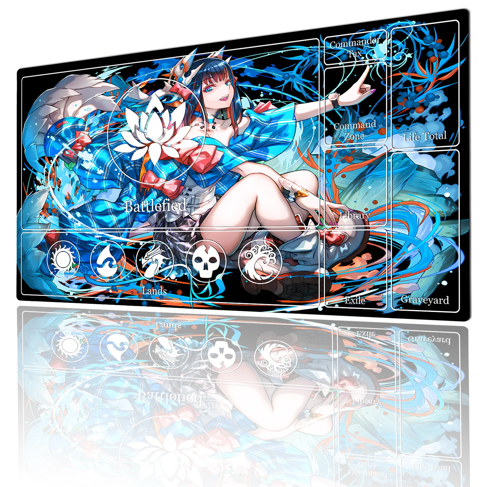

Magic card gaming mats anime mouse pad Card Playmat tapete gamer pc accessories rubber anti-slip suitable for work and game