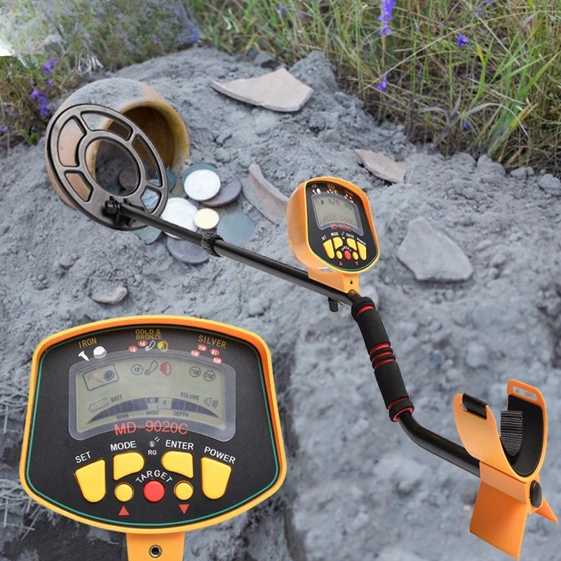 MD-9020C MD-3010II High Sensitivity Metal Detector, LCD Underground Treasure Finder