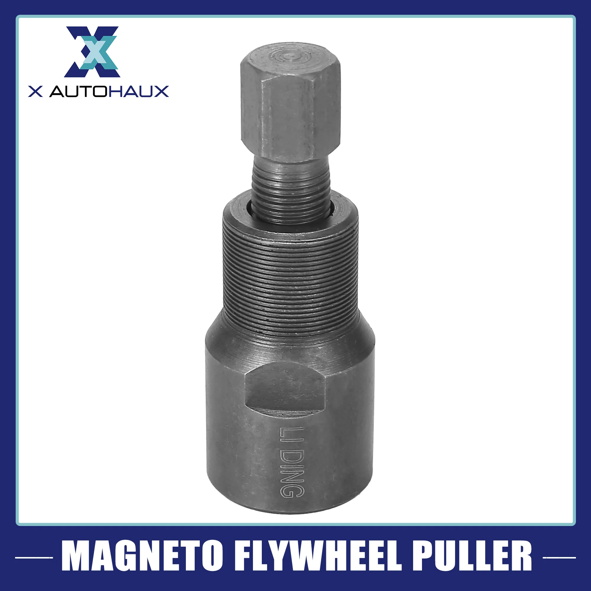 uxcell Multi-Use Gray 28mm Inner Diameter Motorcycle Magneto Stator Flywheel Puller