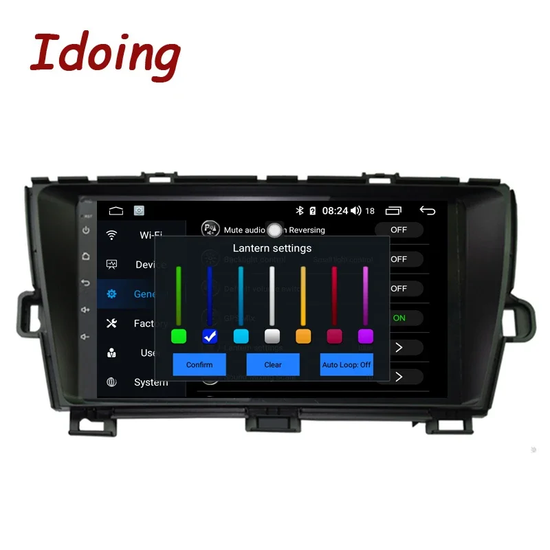 Idoing 9"Car Radio Android Multimedia Player Head Unit For Toyota Prius 3 XW30 2009-2015 GPS Navigation Autoradio Intelligent