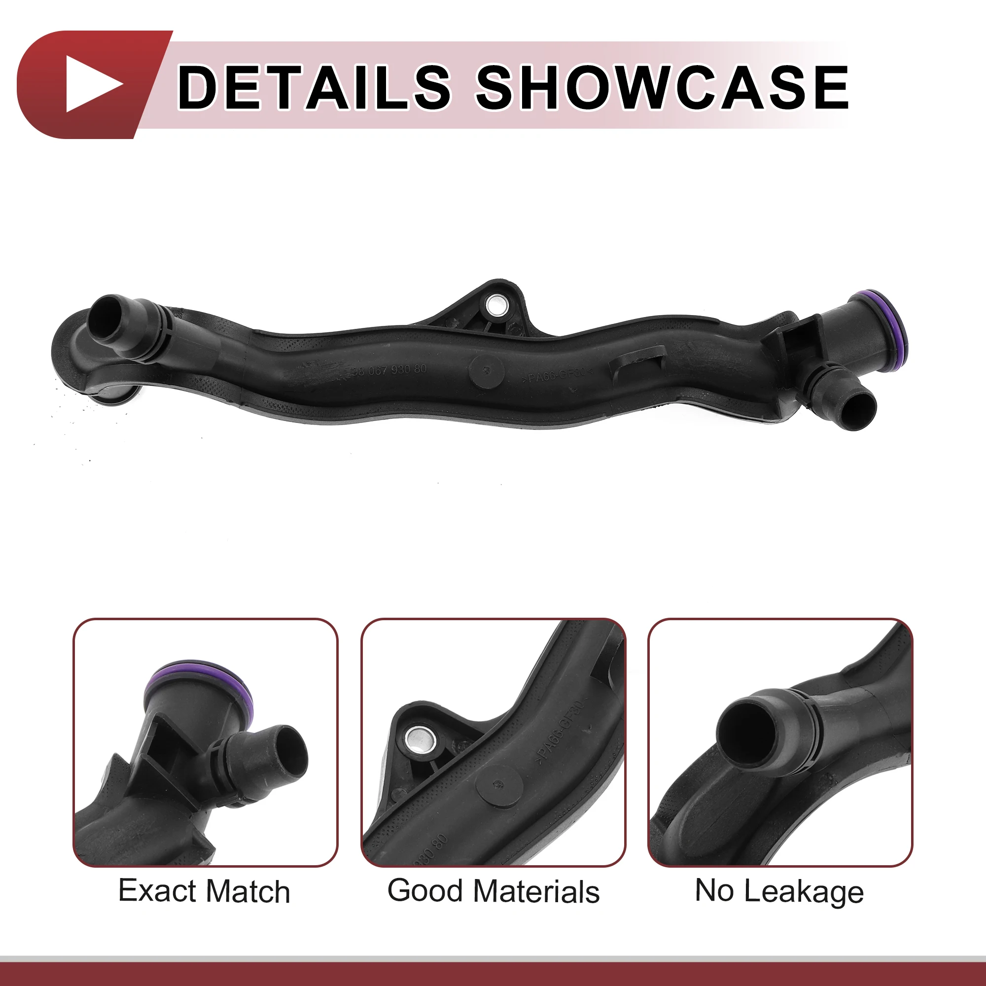 UXCELL 1 قطعة خرطوم المبرد المبرد لبيجو 208 MK1 1.0 VTi 2012-2019 محرك ترموستات الإسكان أنابيب مضخة المياه