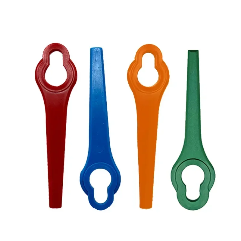 50/100pcs Plastic Blade Pendants for Cordless Grass Trimmer Knife Blade Cutter Lawn Trimmer Spare Blade Garden Replacement Tool