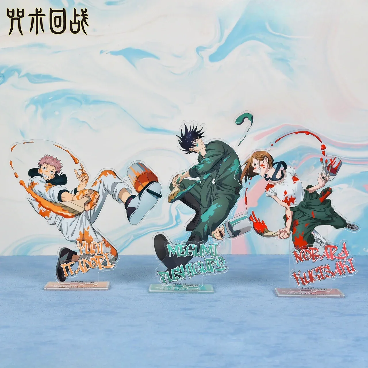 Anime Jujutsu Kaisen Inumaki Toge Satoru Gojo Itadori Yuji  Acrylic Scrawl Stand Figure Standing Plate Desk Ornament Xmas Gifts