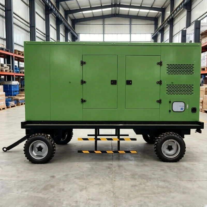 

Factory Wholesale Power Generator Set Emergency Genset Diesel Engine Silent Generator Set for Household Factory Hospital Mine