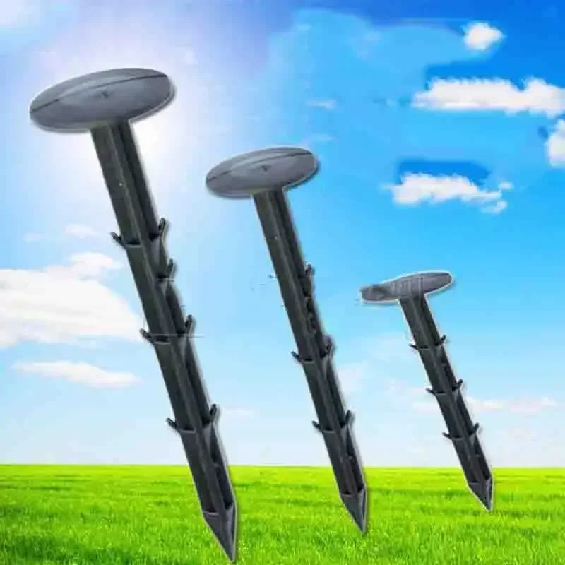 100Pcs/Lot 11/16/20cm Garden Ground Nail Horticultural Lawn Nails Greenhouse Film Weed Prevention Ground Cloth Fixed Nails