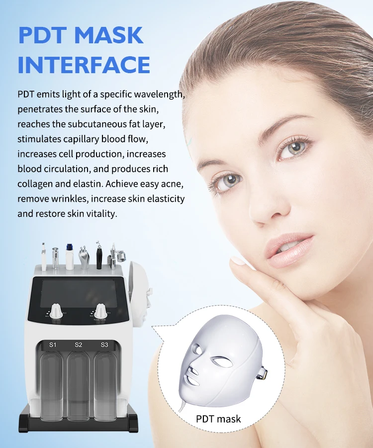 2024 Latest Technology 7 in 1 Portable Hydra Proffessiona Facial Skin Rejuvenation Deep Cleaning Machine Beauty Salon Equipment