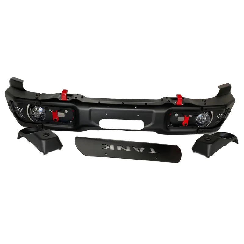 ملحقات التعديل الخارجي للمركبات على الطرق الوعرة المصد الأمامي من سبائك الألومنيوم للذكرى العاشرة لقطع غيار السيارات GWM Tank 300 #3