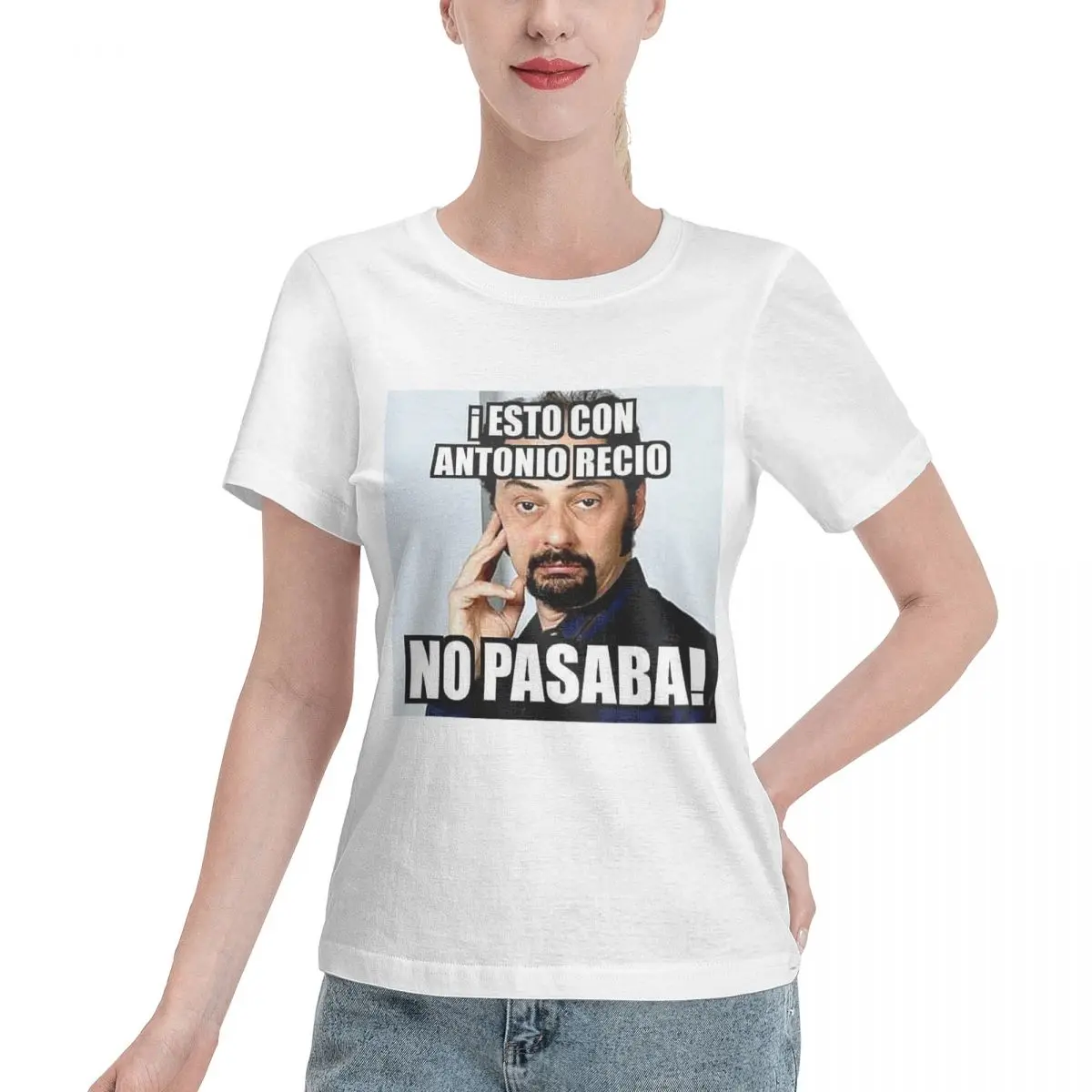 

Футболка Antonio Recio, женские футболки с короткими рукавами, одежда с круглым вырезом, хлопковые летние футболки, уличная одежда