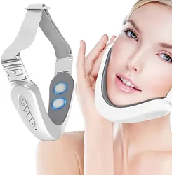 EMS V-face Face Lift Beauty Device Remove Double Chin LED Light Therapy Face Slimming Massager V Shape Lift Device Belt