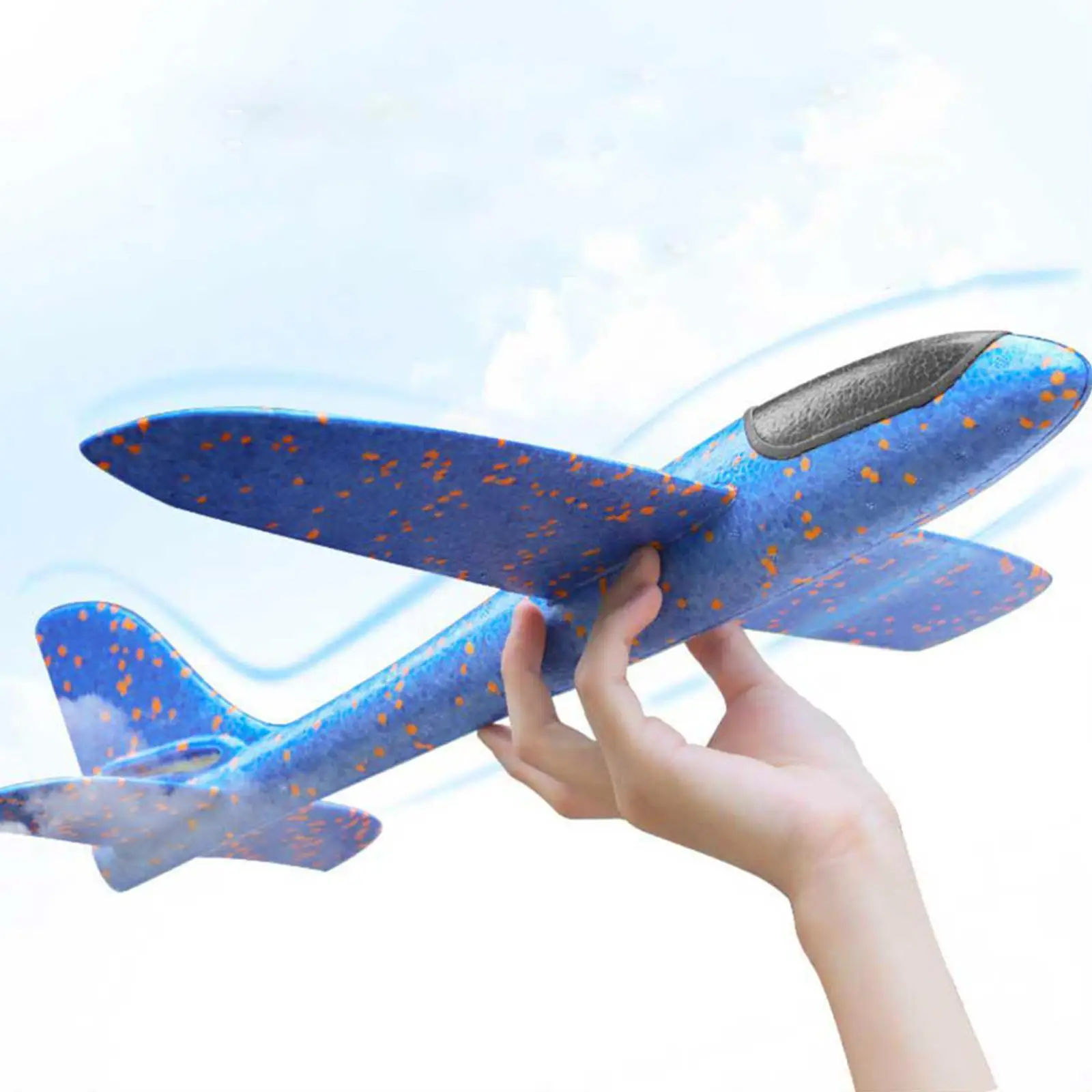 DIY Planes 38CM Hand Throw Airplane EPP Foam Launch Fly Model Aircraft Outdoor Fun Toys For Children Party Game Gifts