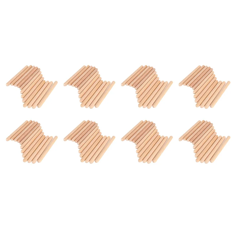 RTENTE-48 Pairs Wood Claves Musical Percussion Instrument Rhythm Sticks Percussion Rhythm Sticks Children Musical Toy