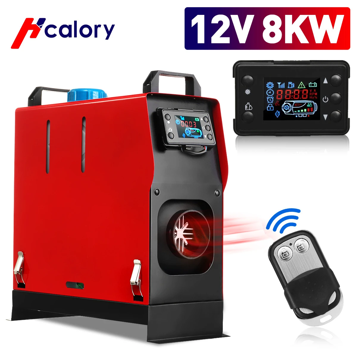 

Car Heater All In One 2KW 1-8KW 12V Air Diesels Parking Heater Car Heater For Trucks Motor-Homes Boats Bus LCD Switch+Remote