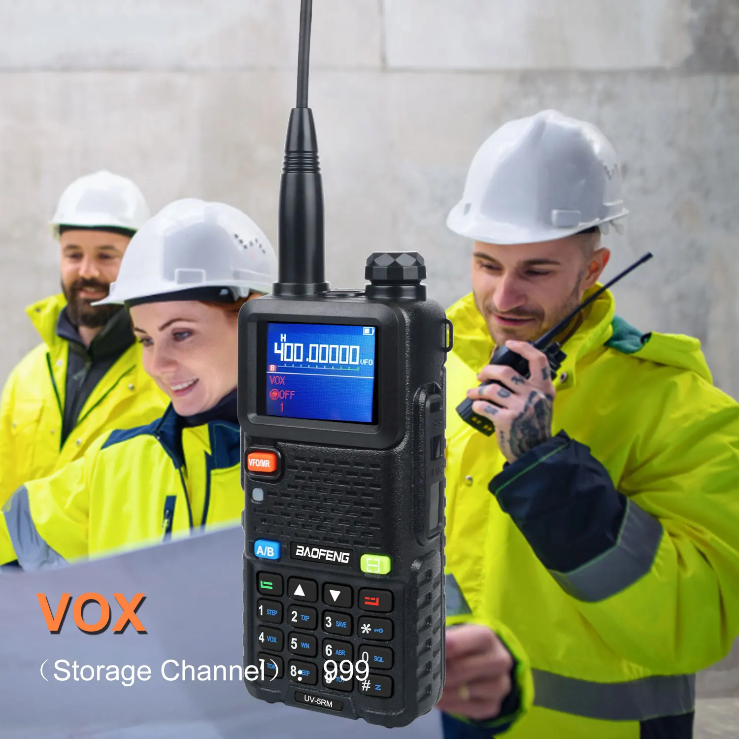 Baofeng UV-5RM 8W 999Ch Air Band FM متعدد الموجات لاسلكي تخاطب مفتاح واحد تردد نسخة تشويش إذاعي Vox Type-C شحن راديو اتجاهين #2