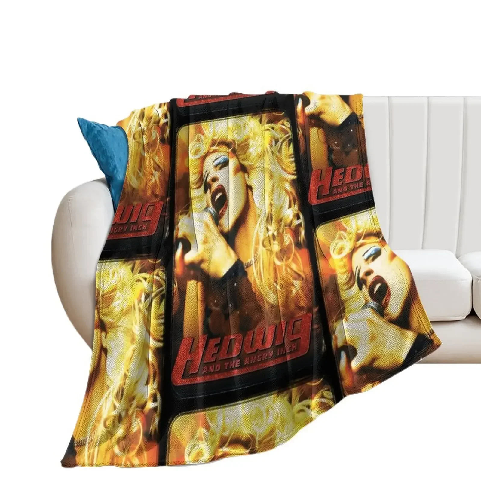 Hedwig And The Angry Inch Throw Blanket Nap Plaid on the sofa blankets and throws Blankets