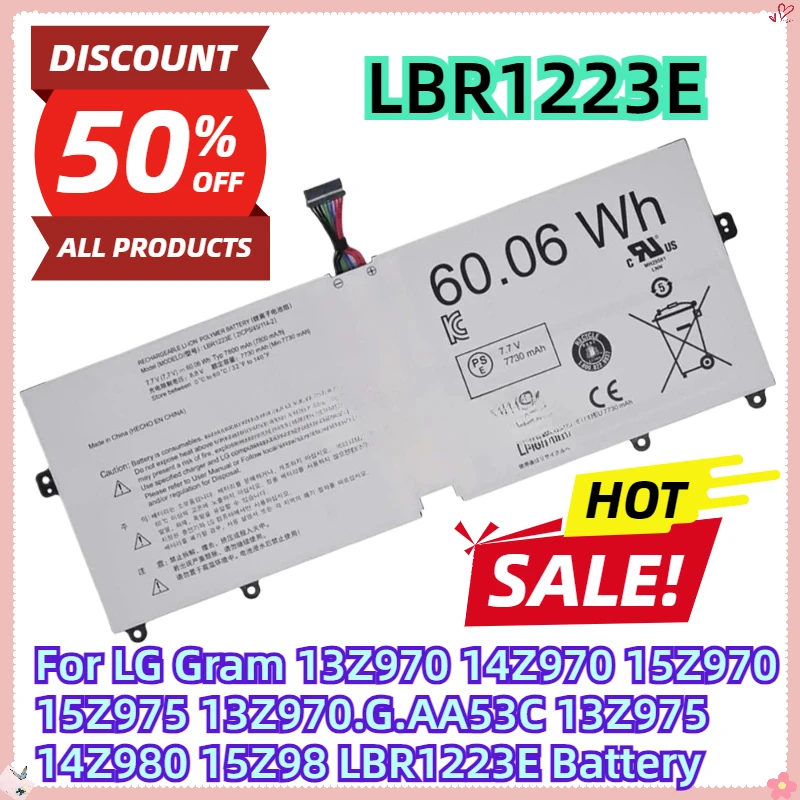 

For LG Gram 13Z970 14Z970 15Z970 15Z975 13Z970.G.AA53C 13Z975 14Z980 15Z98 LBR1223E Battery