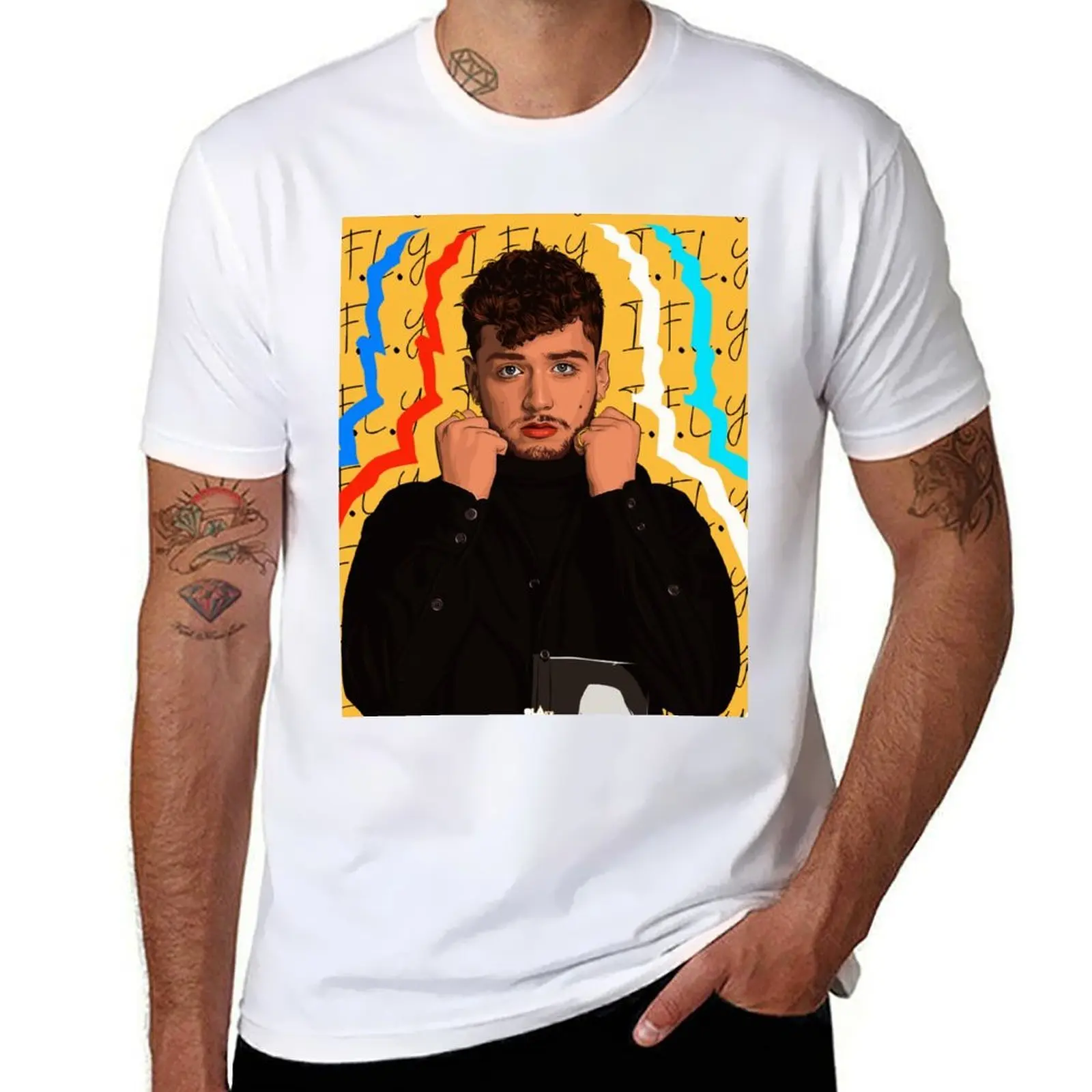 

BAZZI. T-Shirt cotton t shirt pack printed t shirts for man t shirts designer T-Shirt