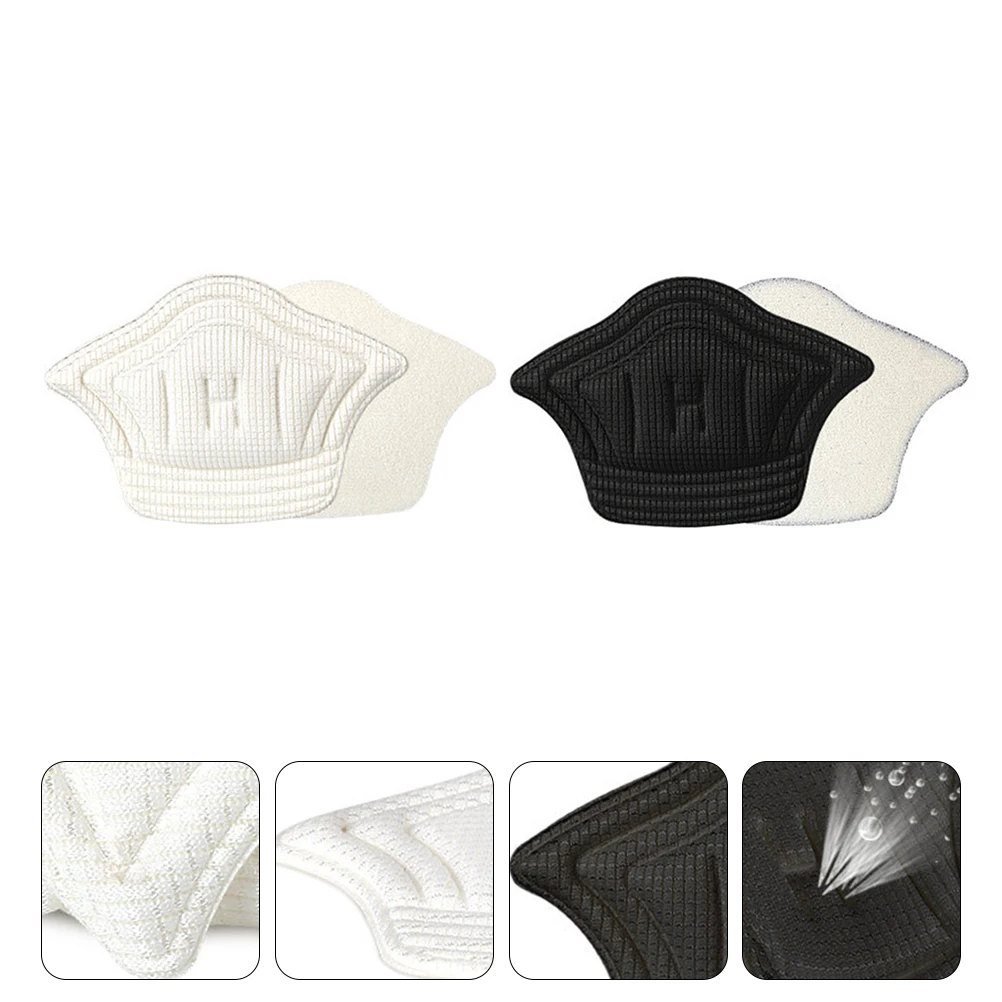 

2 Pairs Anti-wear Foot Pad Back Heel Cushion Inserts Anti-abrasive Stickers Anti-friction Pads Shoe Insoles Protector Feet