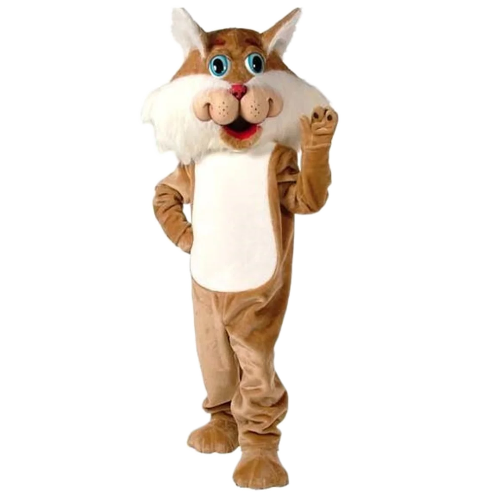 mascot Wirey Wildcat mascot costume fancy dress custom fancy costume cosplay theme mascotte carnival costume kits 605