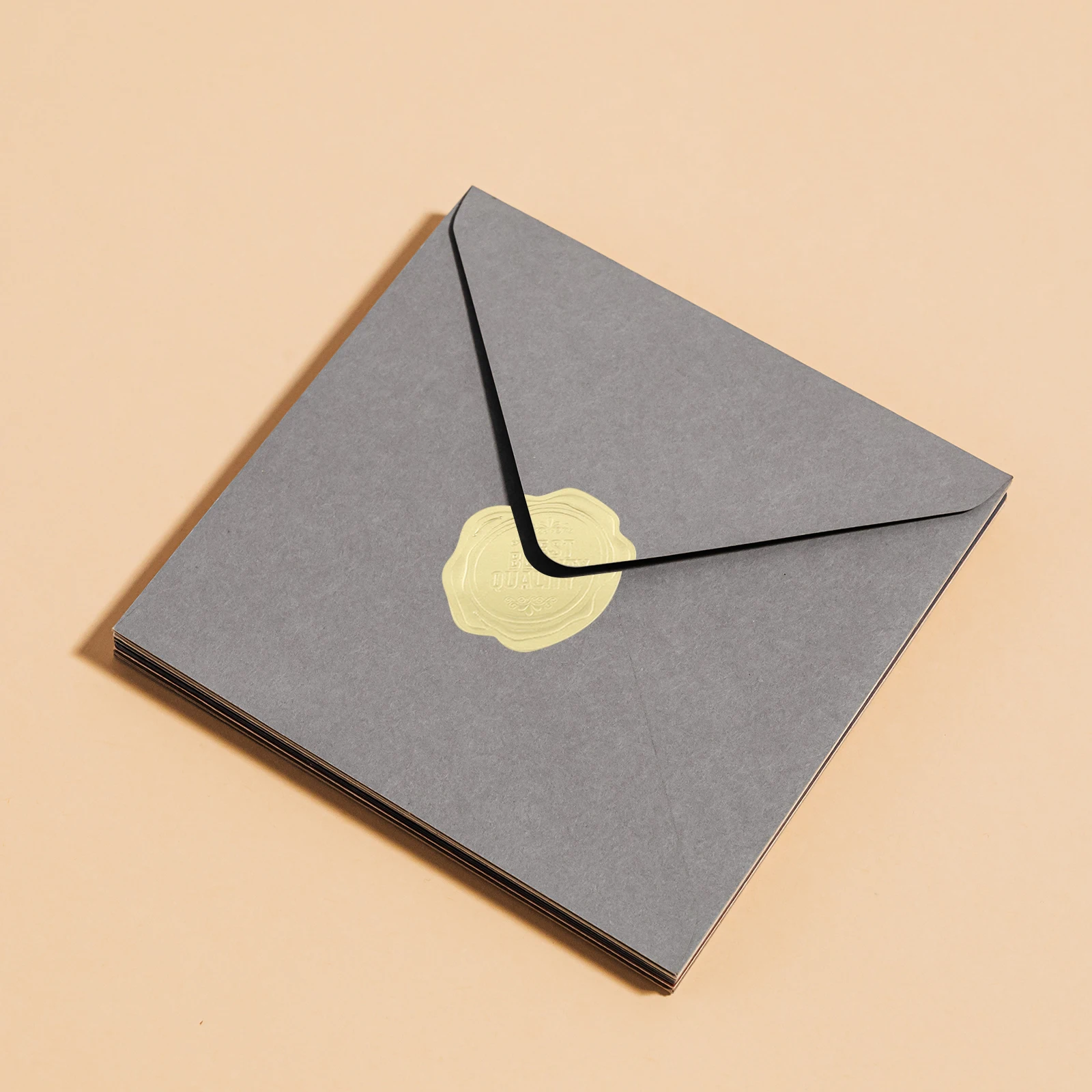 20 Sheets Self-Adhesive Seal Envelope Sealing Stickers For Wedding Invitations Baking Packaging Gift Boxes Party Favors Embossed