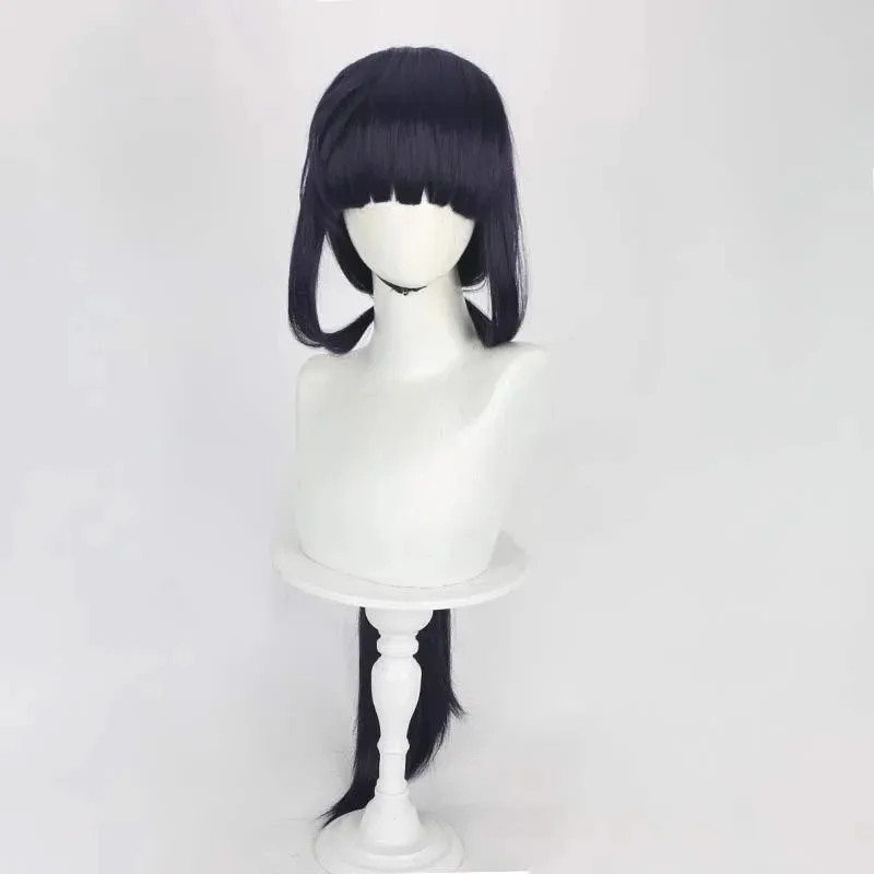 

DY20InuYasha Kikyo Косплей Волосы Темно-Фиолетовый Супер Длинный Прямой Комикс Wig25