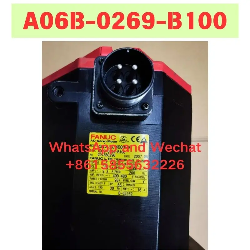 

Used A06B-0269-B100 electrical machinery Functional test OK Fast delivery