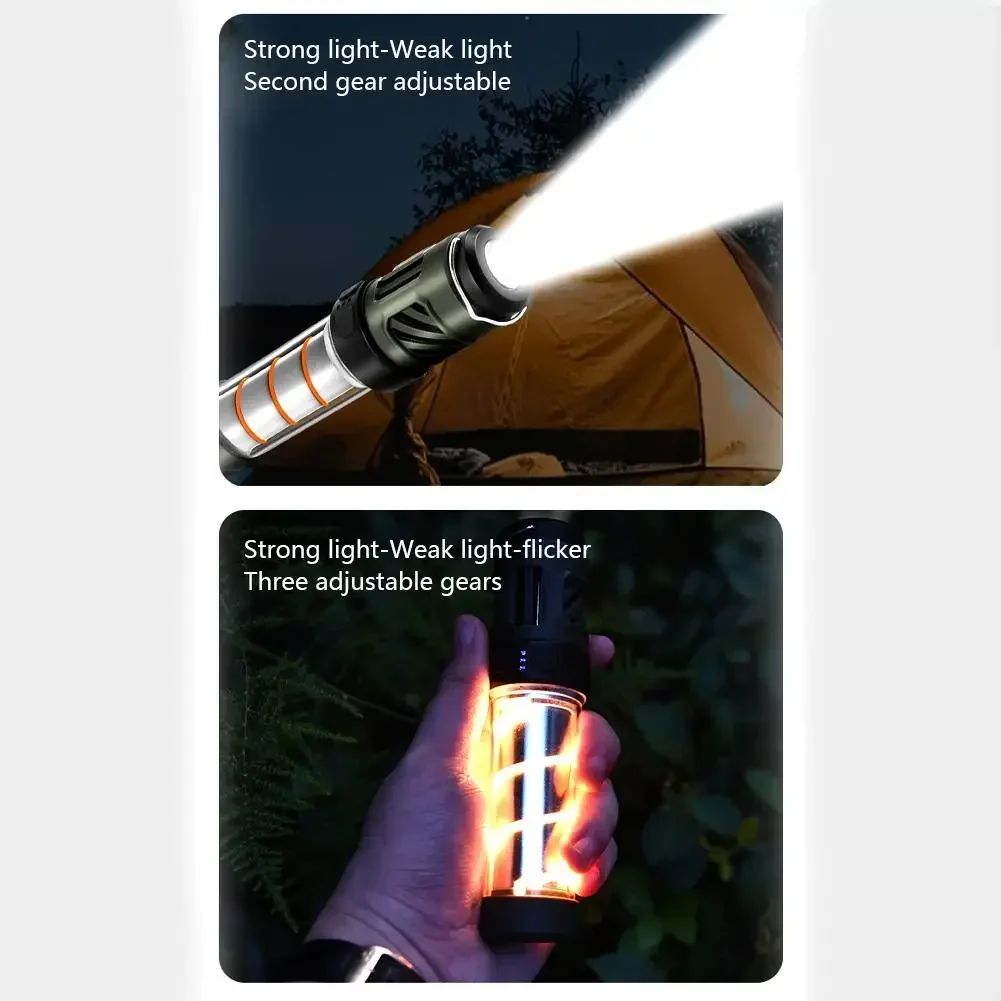 Mosquito Repellent Lamp Cool Camping Gear Mosquito Lamp Killer LED Flashlight Magnet USB Charging Portable Mosquito Lantern