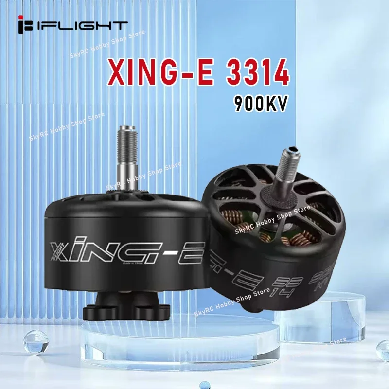 iFlight XING-E 3314 Cinelifter Motor, 900KV 6S, 8-10inch Prop Compatible, Brushless Power Unit for FPV Freestyle & Long Range