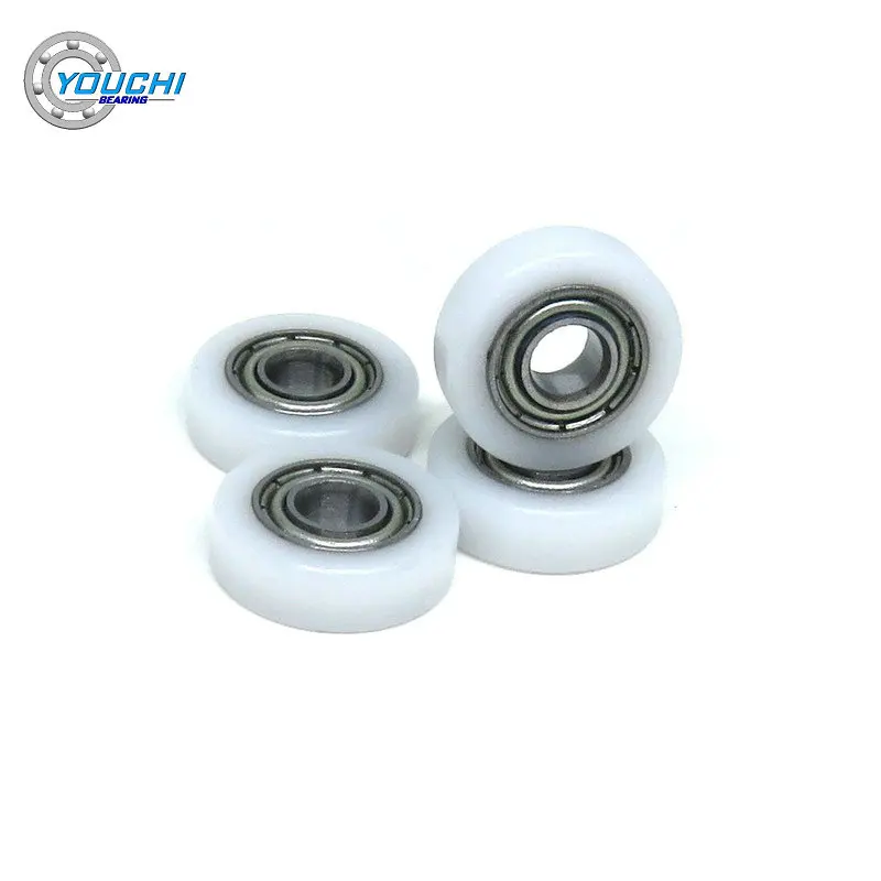 10pcs OD 13 mm POM Coated Roller 4x13x4mm BS68413-4 Door & Window & Shower Room Polyformalde Plastic Wheel Pulleys