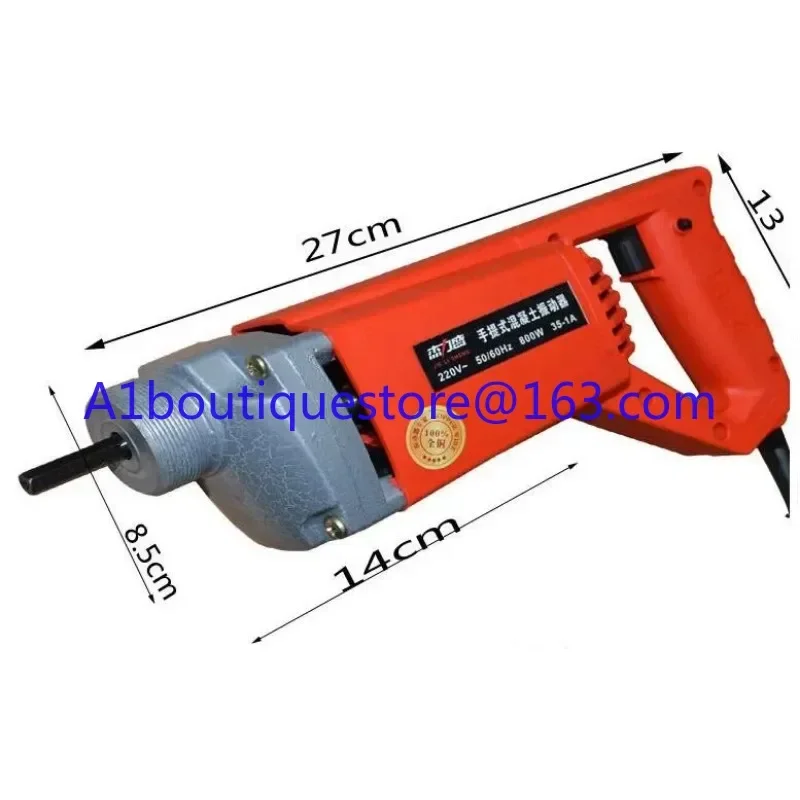 1PCS  CONCRETE VIBRATOR 35MM STABLE VOLTAGE 800W/1300W/1750W MOTOR SIMPLE TO HANDLE Construction Tools