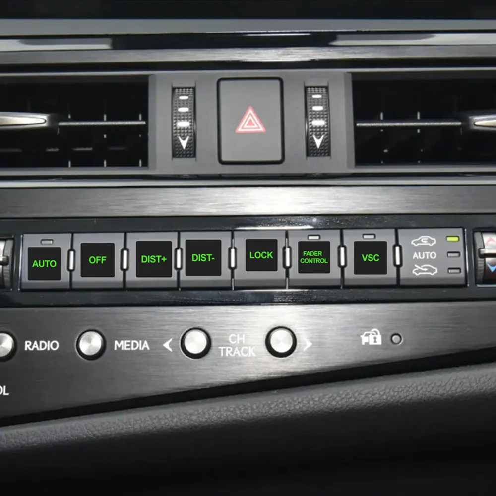 Car Centre Console Luminous Stickers Glow-in-the-Dark Car Waterproof Window Button Luminous Sticker Car Interior Accessories