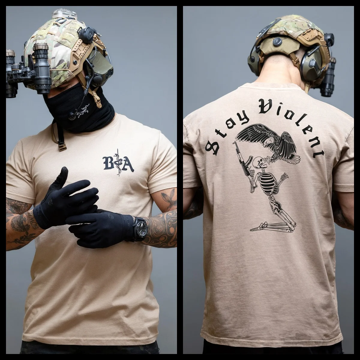 Summer Stay Violent _ Breathable T-shirt Cotton T-shirts for Cross-country Sports view 2