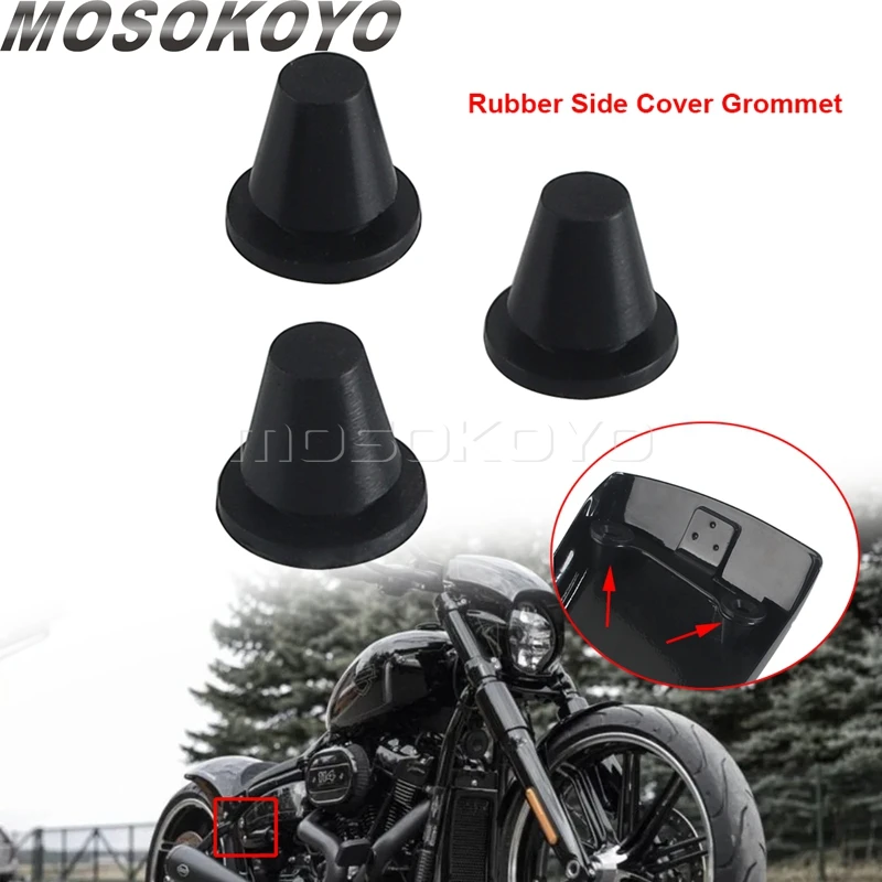 

Резиновые уплотнители боковых крышек для мотоциклов Harley Softail Slim FLSL, Sport Glide FLSB 18-21, Hydra-Glide Revival FLI 2024 Standard