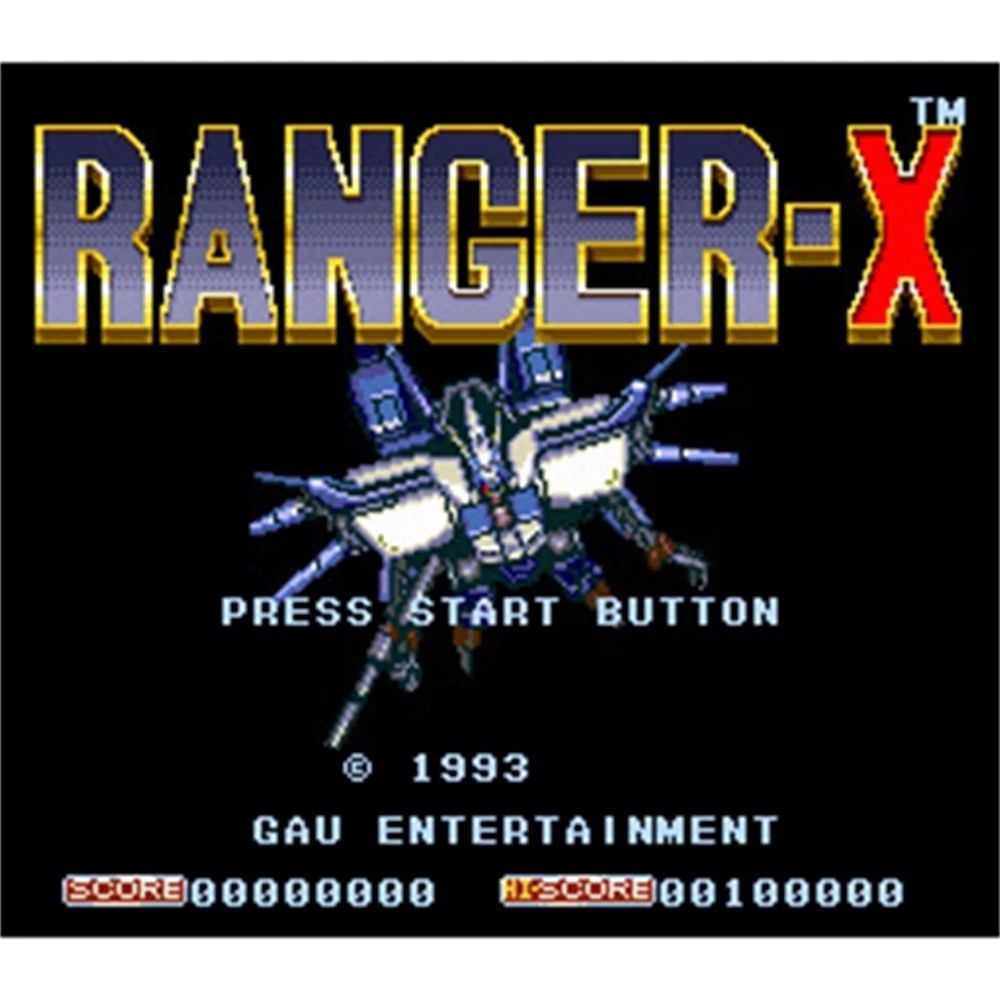 Ranger X Region ฟรีการ์ดเกม 16Bit MD สําหรับ Sega Mega Drive สําหรับ Genesis