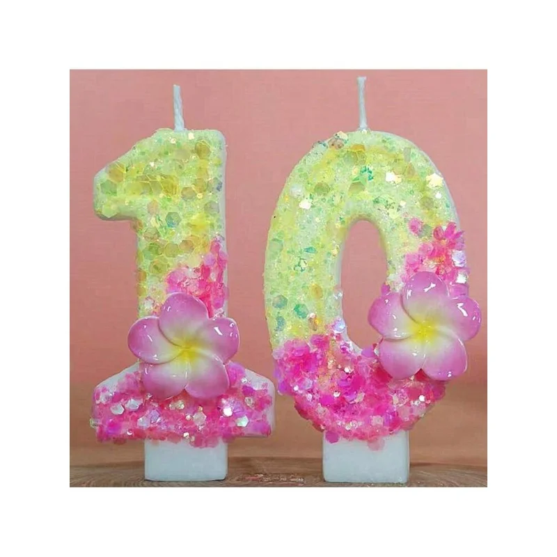 0-9 مجموعة مجانية من شموع عيد الميلاد الرقمية مثالية لحفلات أعياد الميلاد والذكرى السنوية وحفلات الزفاف والذكرى السنوية