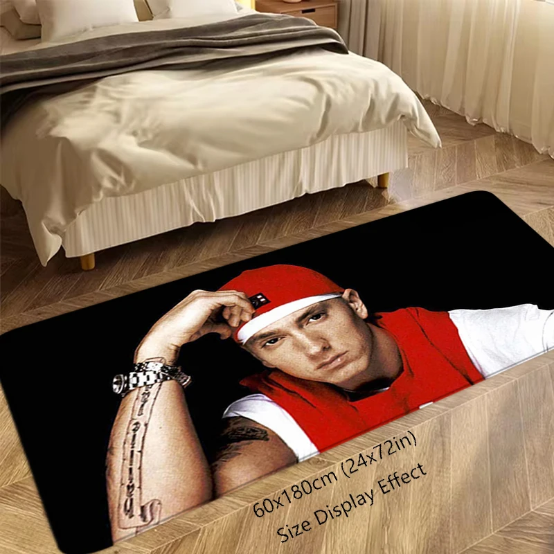 Door Mats Interior Bedside Foot Rug Welcome Floor Mat for Entryway E-Eminem Soft Hallway Carpet Kitchen Rugs Fluffy Home Decor