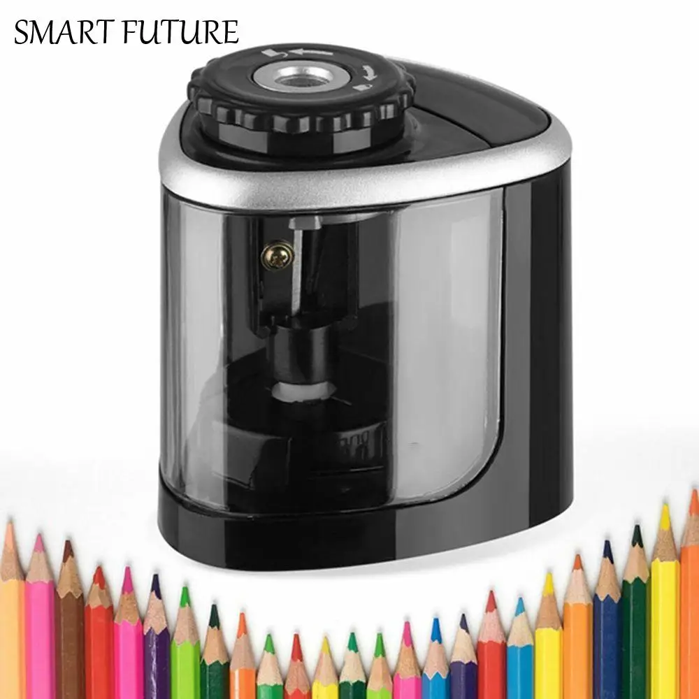 Desktop for Colored Pencils  Automatic Stationery Steel Pencil Sharpener Sharpeners Electric Sharpener Pen sharpener