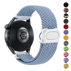 20mm 22mm Strap For Samsung Galaxy Watch 6 5 4 Classic/Pro/40 44mm/active 2 Nylon Braided Correa Bracelet Huawei GT 2e 3 4 Band