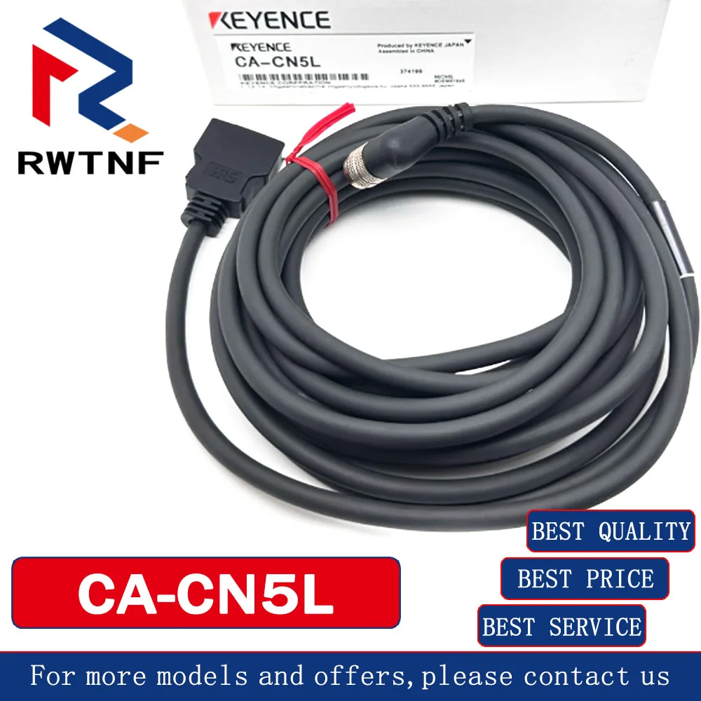 Brand New Genuine CA-CN5L KEYENCE L-shaped connector camera cable 5m 100% original，warehouse stock
