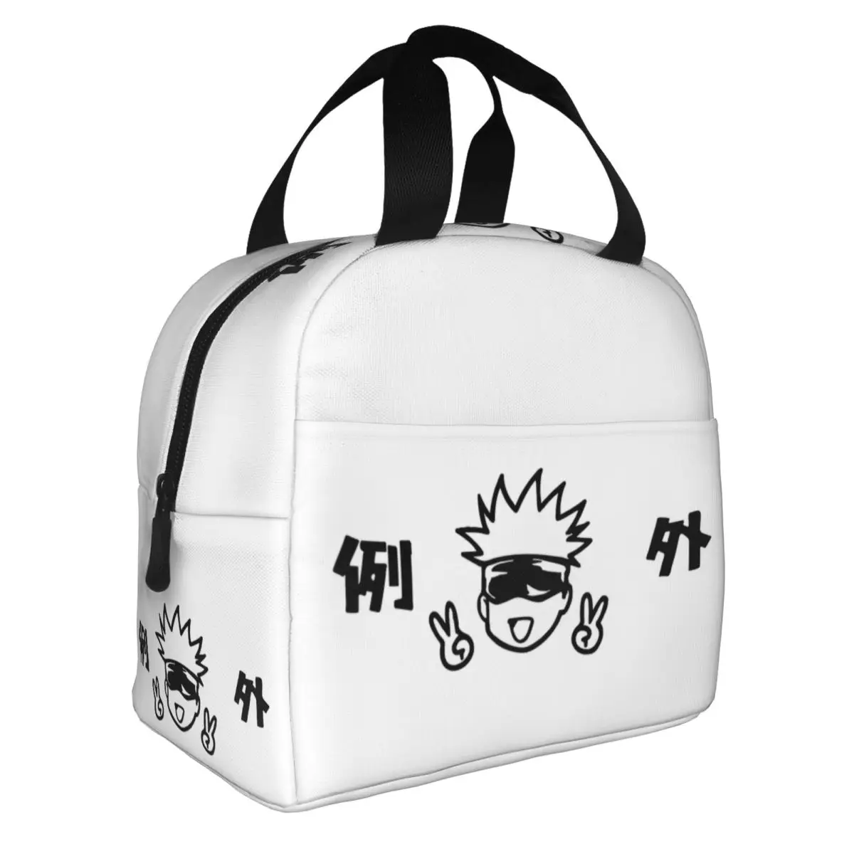 Jujutsus Kaisens Anime Insulated Lunch Bag Cooler Bag Lunch Container Cute Gojo Sensei Large Tote Lunch Box Food Storage Bags