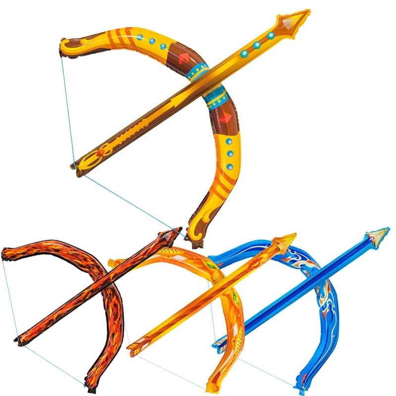 Bow and Arrow Aluminum Film Balloon Garden Play Outdoor Games Swords Prop Globos Children's Toy Party Decoration