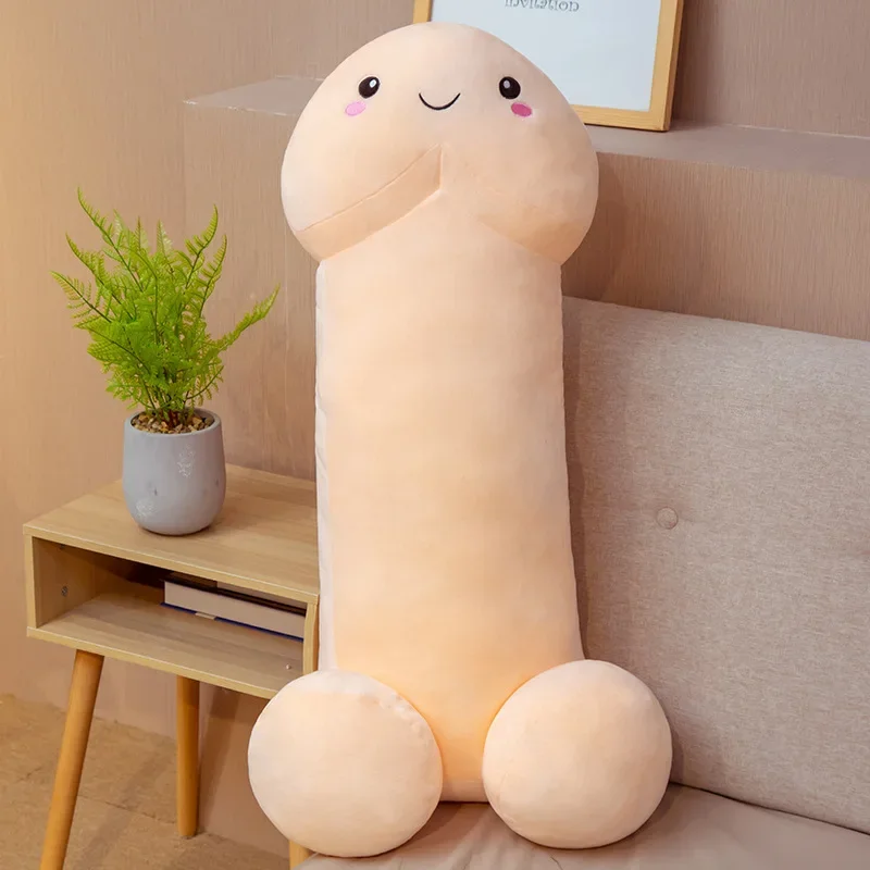 Juguete de peluche de pene realista de 30cm de largo, muñeco de peluche suave, expresiones de pene de la vida Real, almohada de felpa Sexy, regalo para amantes