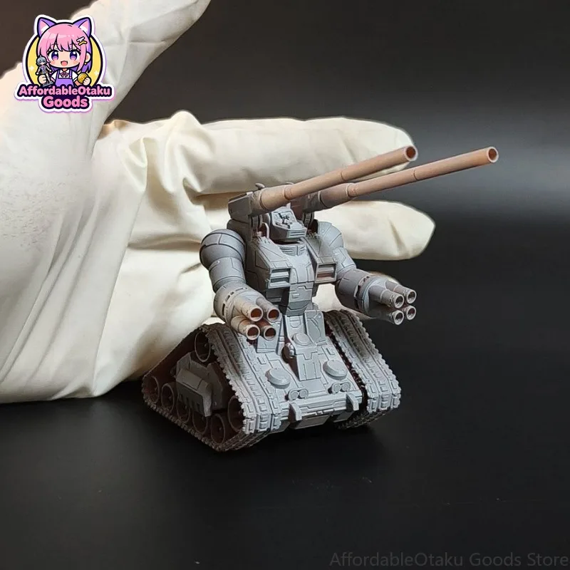 RX-75 Guntank 7cm Model Kit 3D Printed Engraved Lines Ver. with Twin-Barrel Housings Launcher Pods Unpainted Assembly Sci-Fi Mec