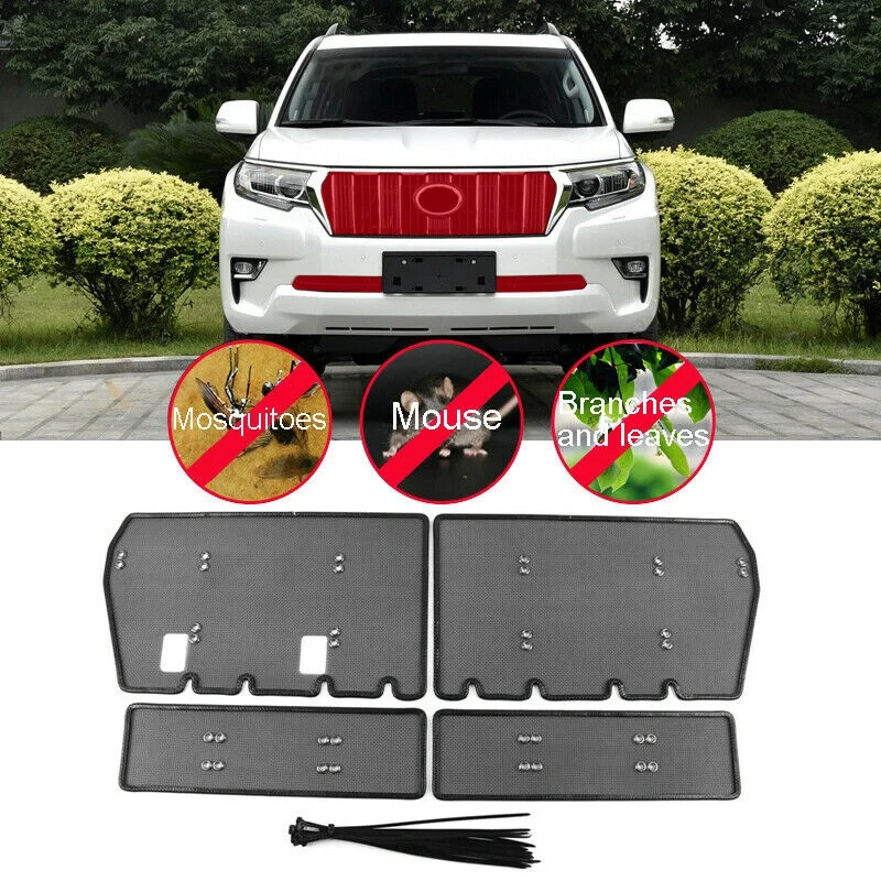 Grille Insect Screening Mesh Front Grille Net Cover for Toyota Land Cruiser Prado 150