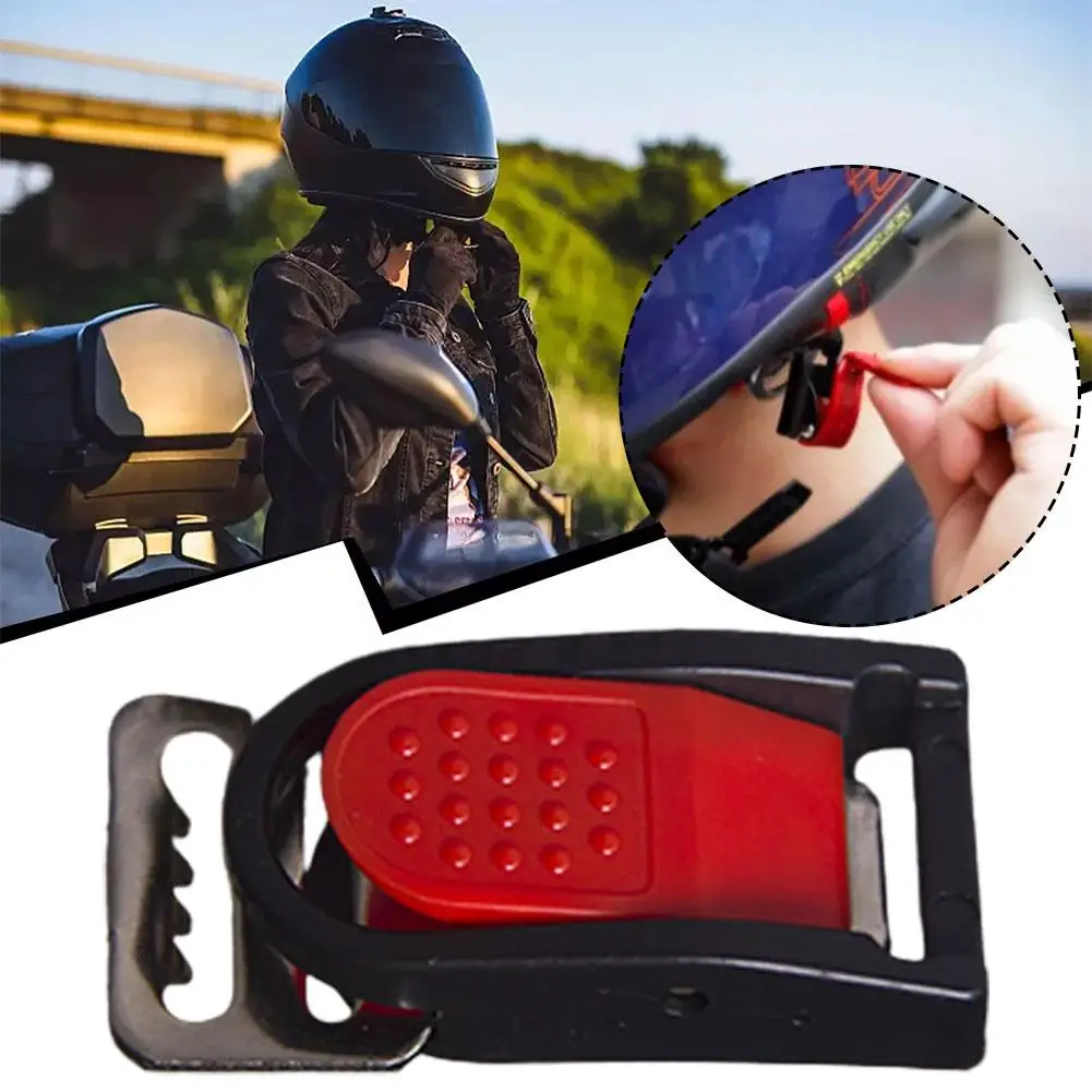 Motorrad helm Kunststoff Zug schnallen Fahrrad helm Clip Kinnriemen Schnell verschluss Schnalle für Roller Fahrrad zubehör z2r5